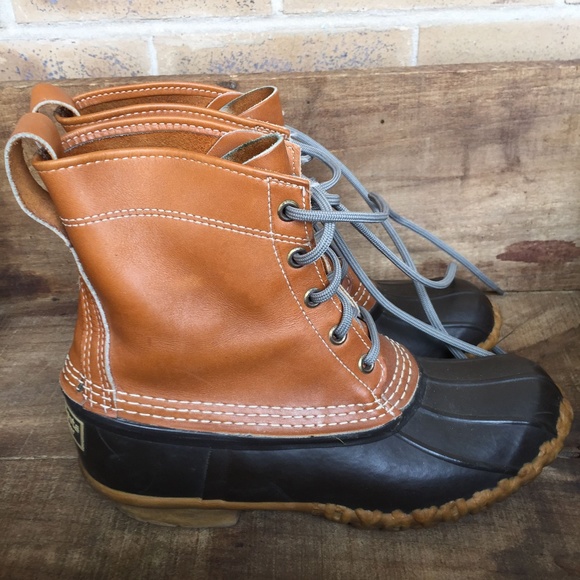 LL Bean Women\'s Ankle Duck Bean Rain Boots